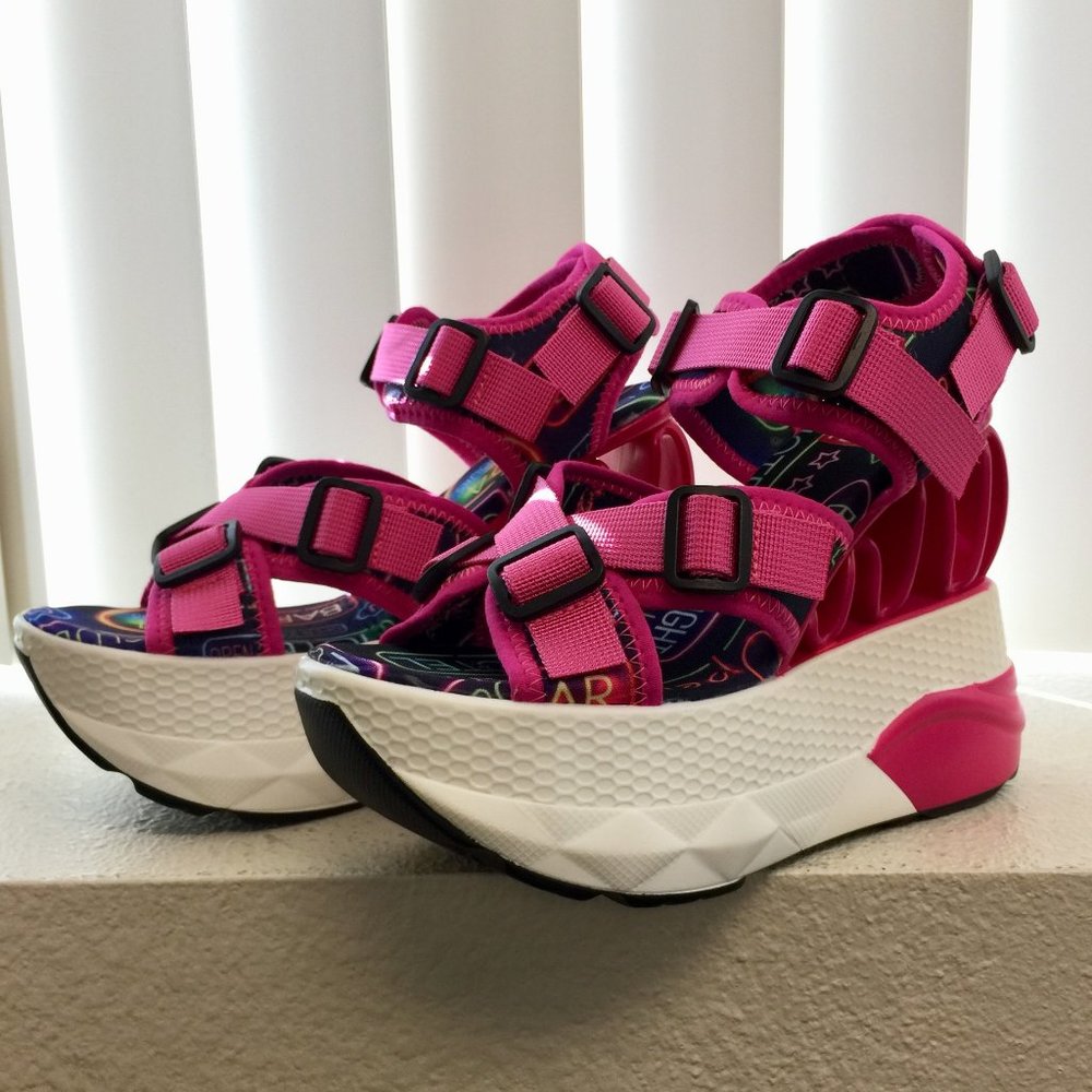 Cape Robbin Pink Platform Sandals